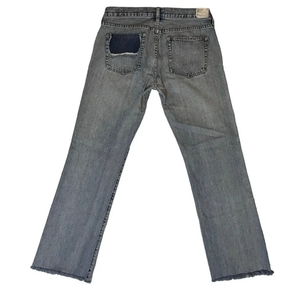 J Crew Jeans Lowrise Hip Slung Light Medium Wash Denim Women’s Sz. 4R